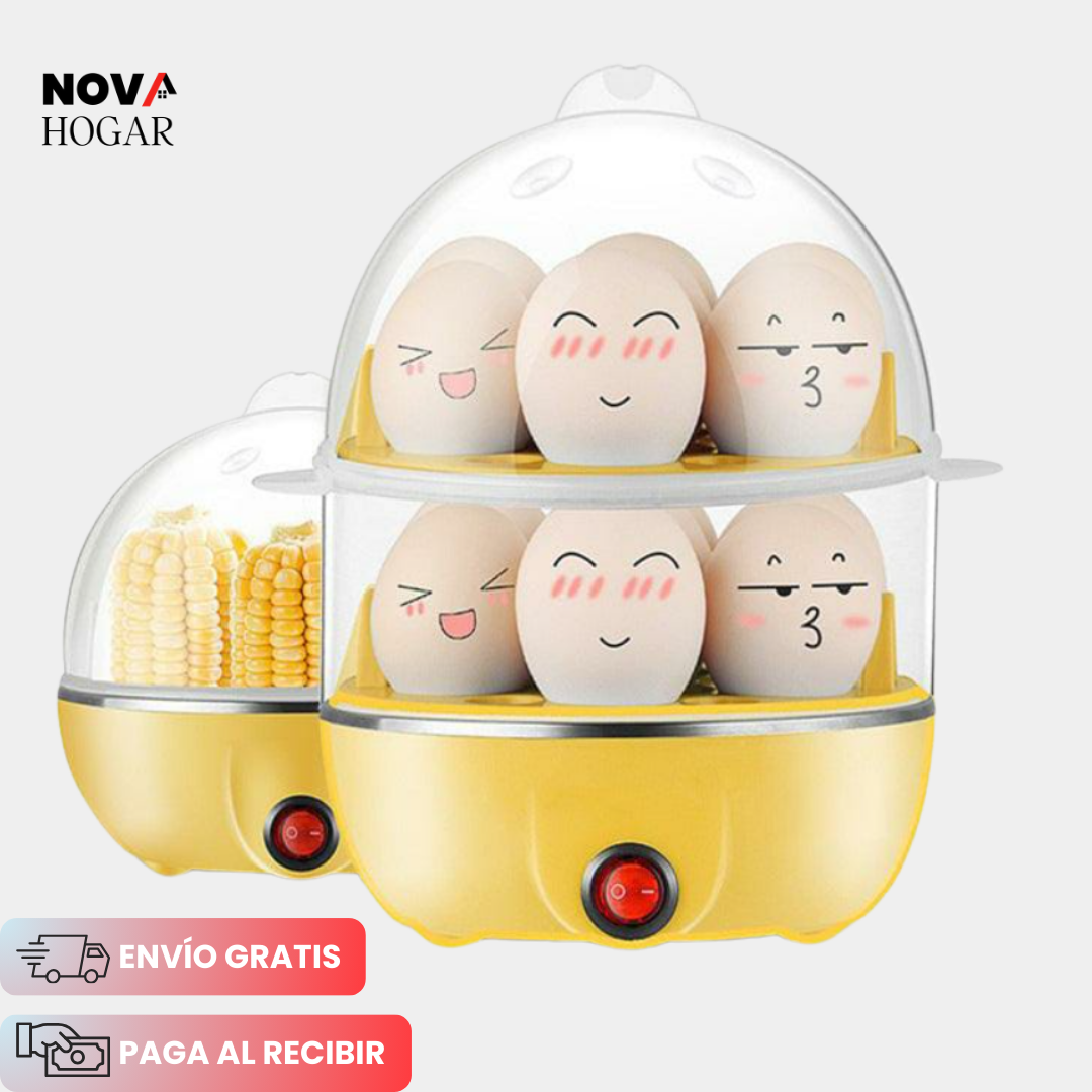SteamEgg™ 2.0 Hervidor de Huevos Eléctrico 2 Niveles