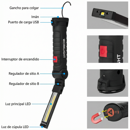 NovaTorch™ Linterna Magnética 360° Multiusos