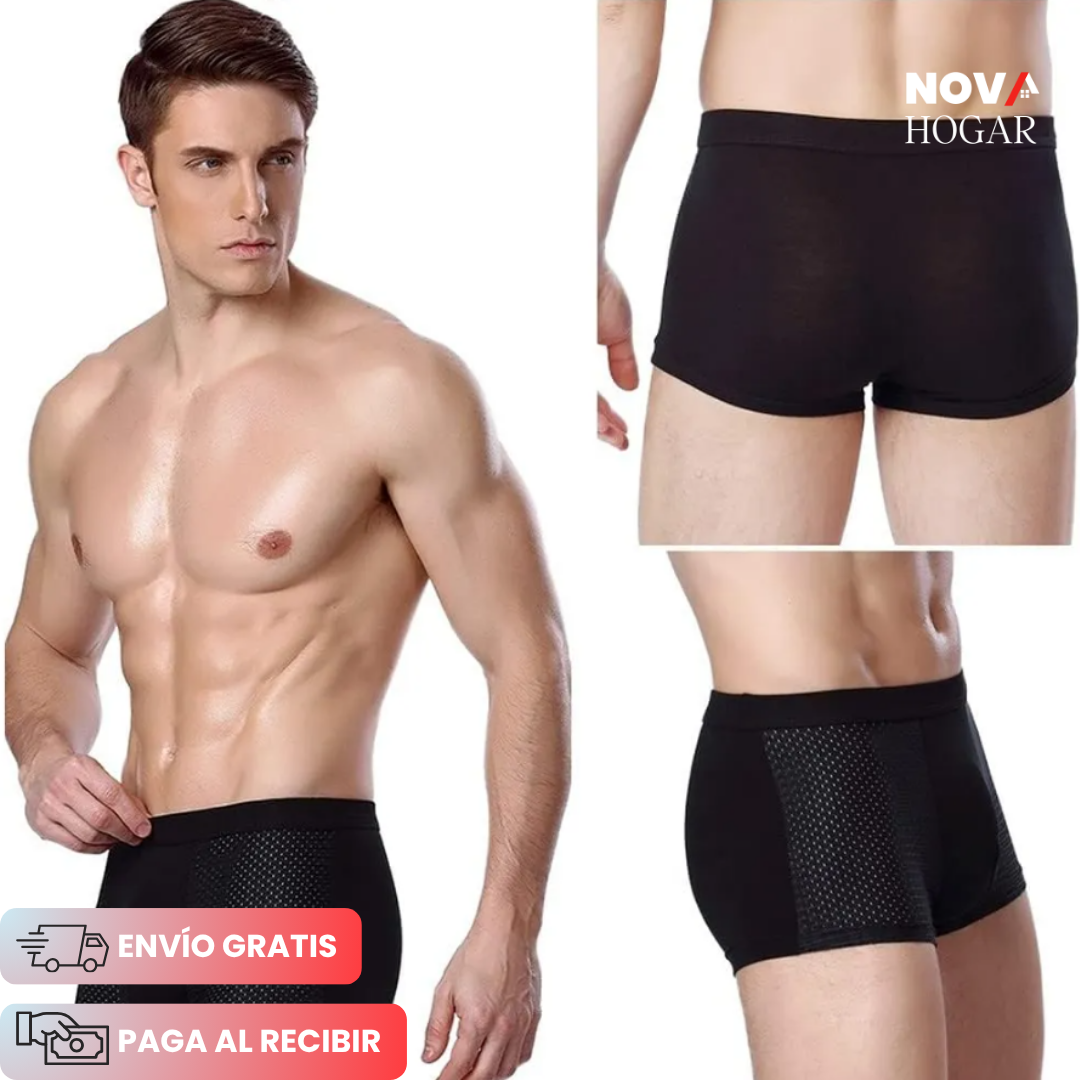 6x3 Bambooxr™ Calzoncillos de Fibra De Bambú Cómodos