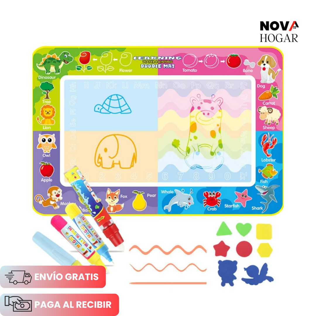 AquaDoodle™ Tapete Mágico para Dibujar con Agua