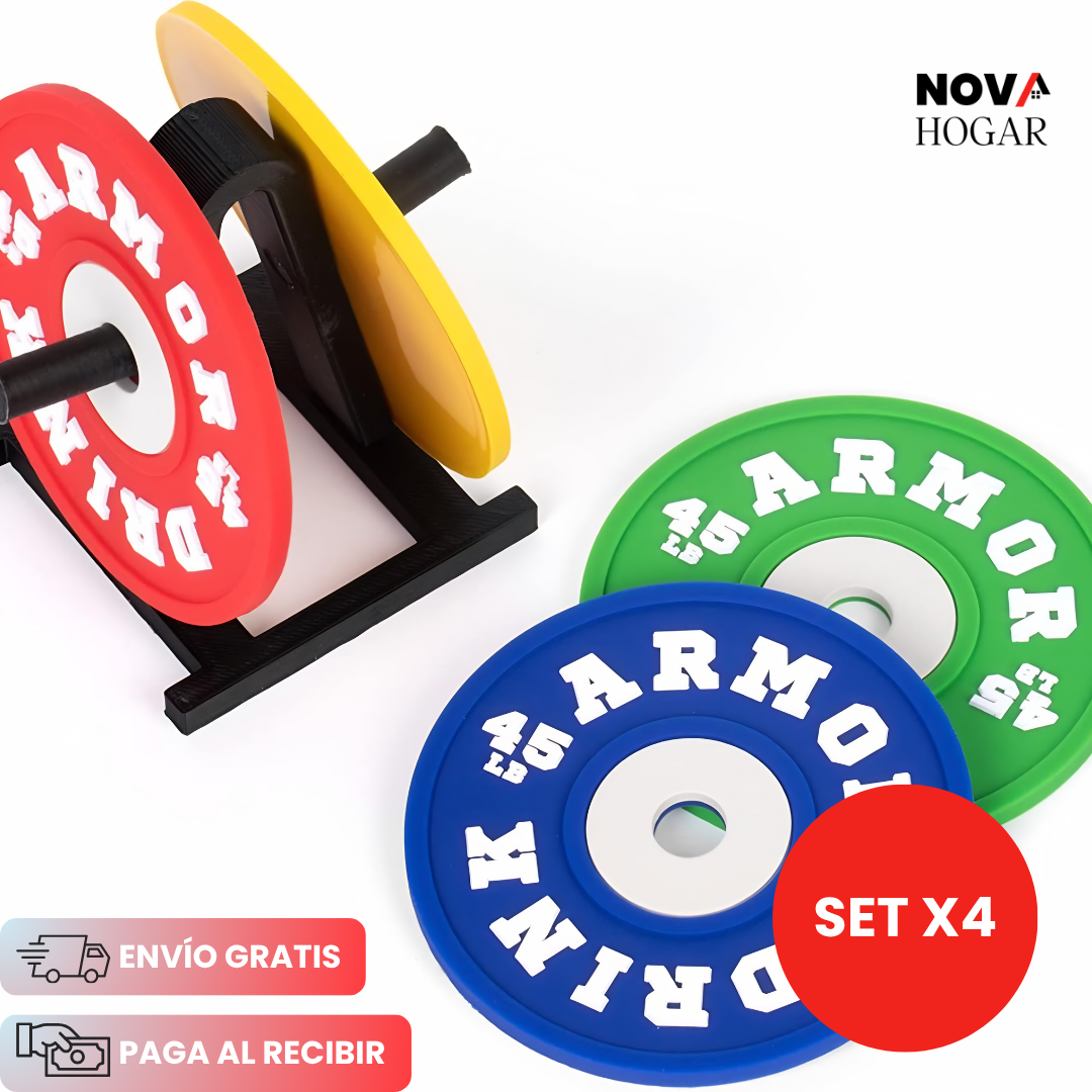 IronGrip™ Posavasos De Pesas Para Fanáticos Fitness