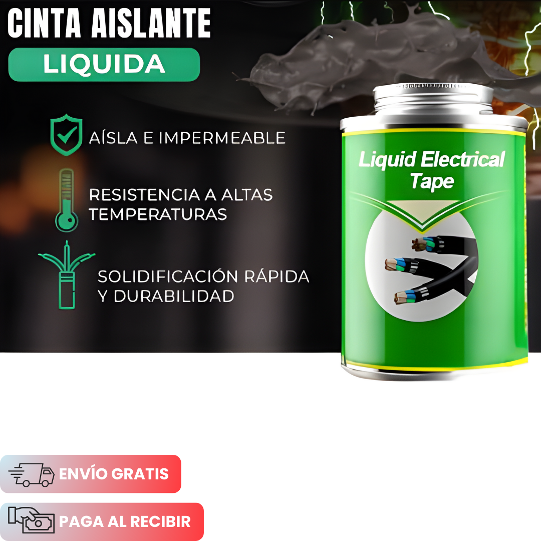 2x1 InstaTape™ Aislante Eléctrico Líquido Impermeable