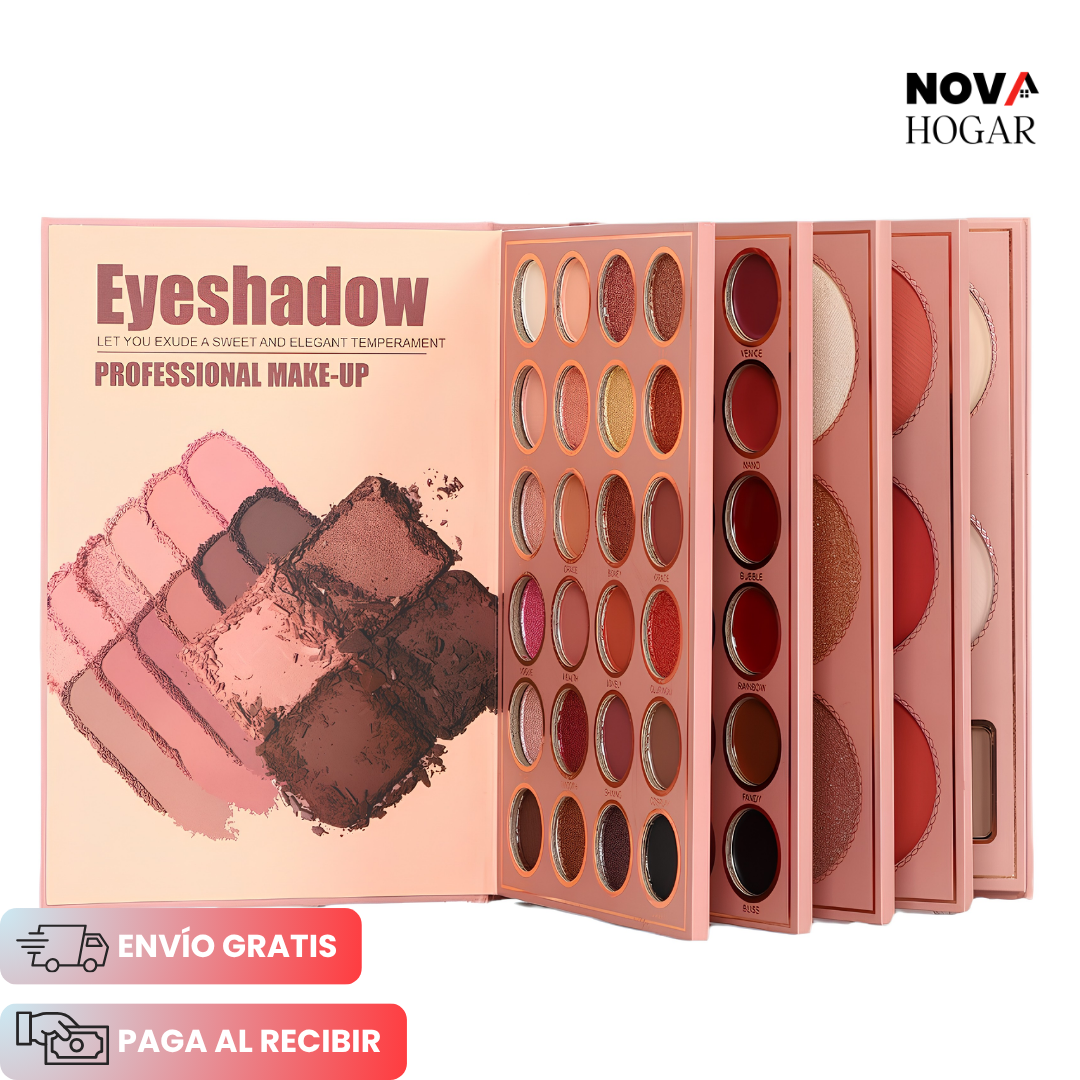 GlamourBook™ Paleta Multifuncional De Maquillaje Profesional
