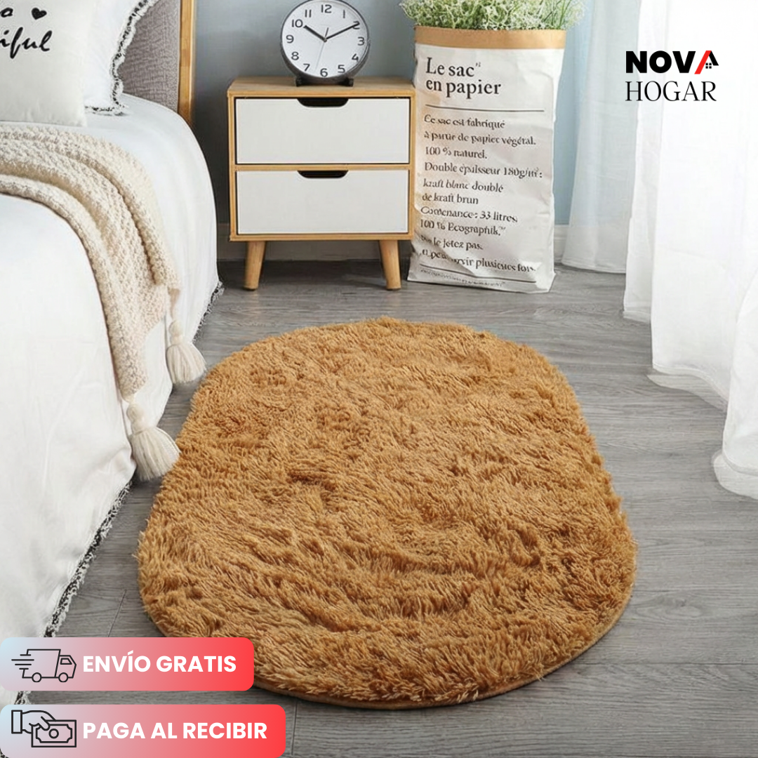 2x1 CloudOval™ Alfombra Esponjosa para Pie de Cama