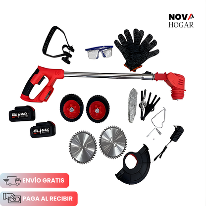 PowerMow Pro™ Podadora Inalámbrica Con Ruedas