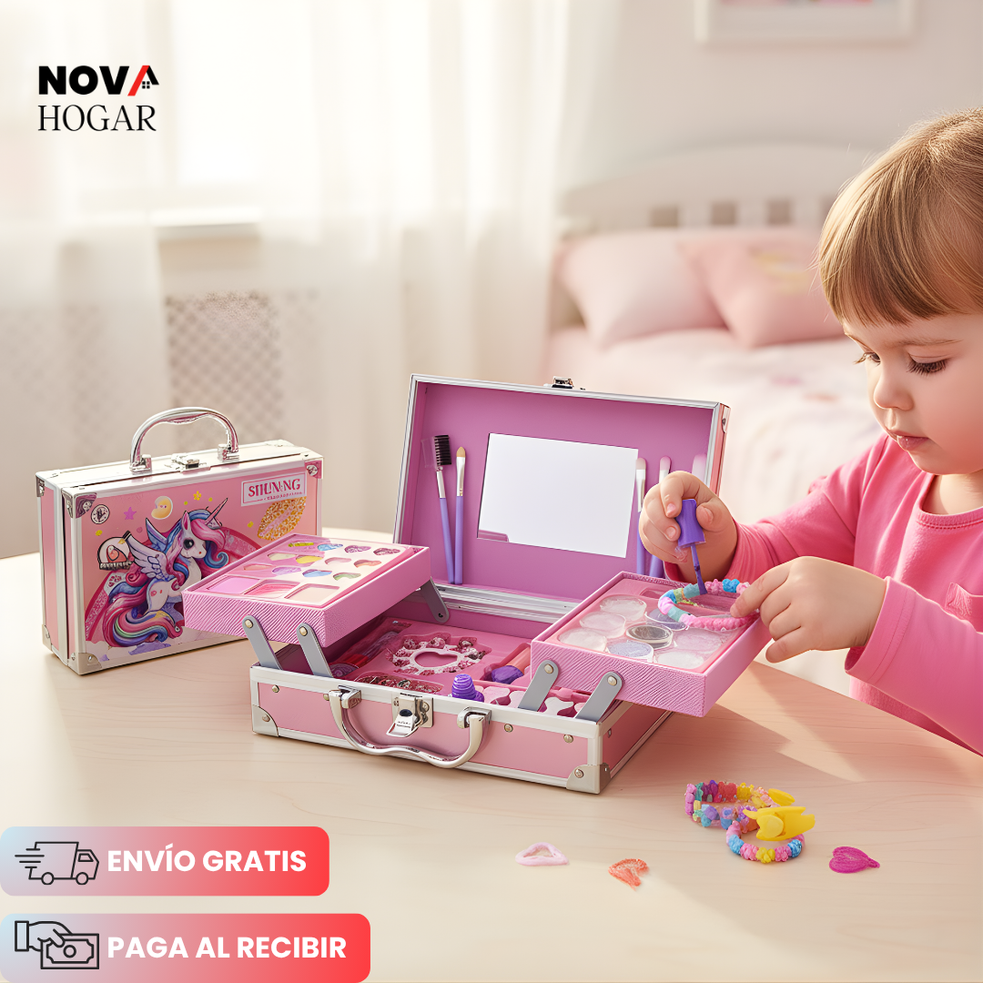 MagicGlam™ Maletín de Maquillaje Mágico para Niñas