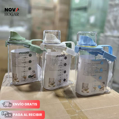 Pack x3 FreshVault™ Contenedor Hermético con Dispensador