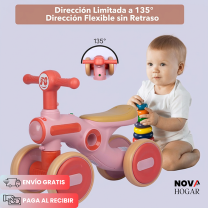 GlowRide™ Bicicleta de Equilibrio Musical Con Luces