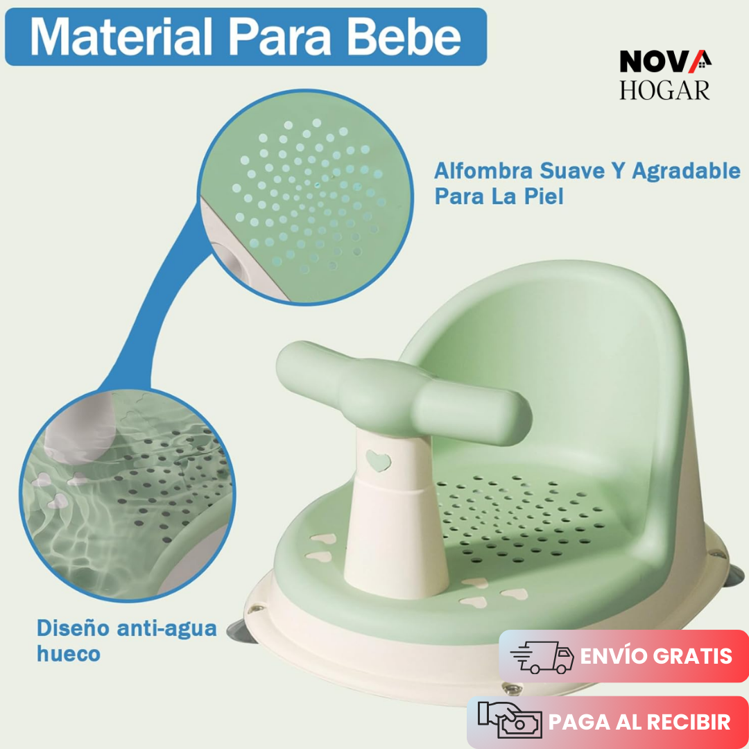 SafeSplash™ Asiento De Baño Seguro Bebé