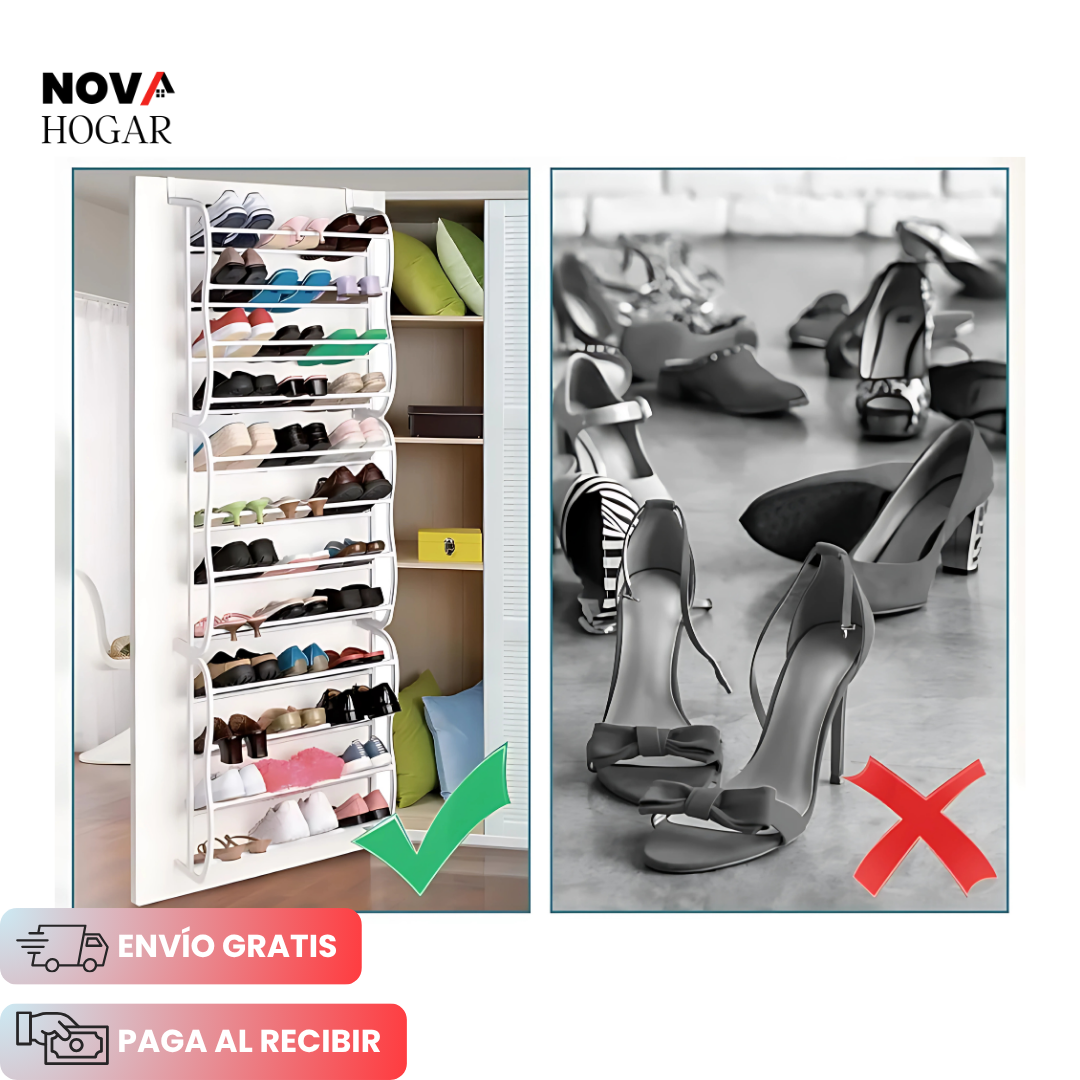 StepsDoor™ Zapatero Organizador Colgante para Puerta