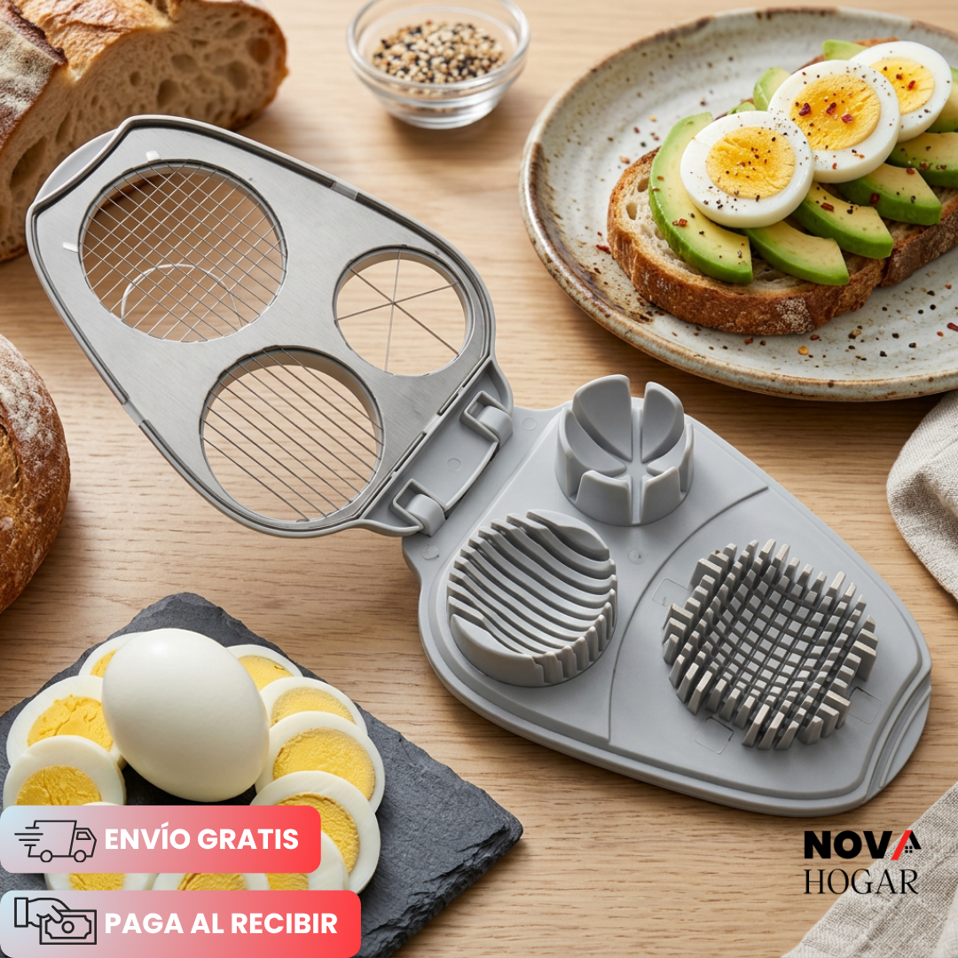 PerfectSlice™ Cortador Rápido para Huevos y Ensaladas
