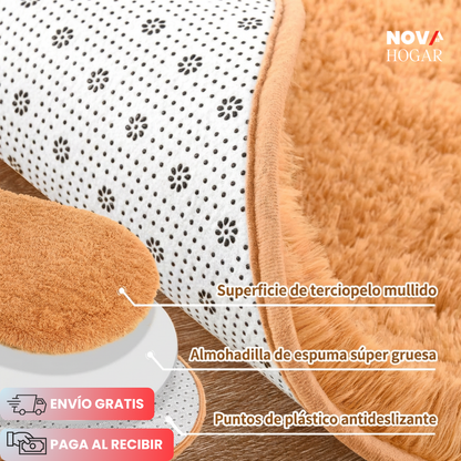 2x1 CloudOval™ Alfombra Esponjosa para Pie de Cama