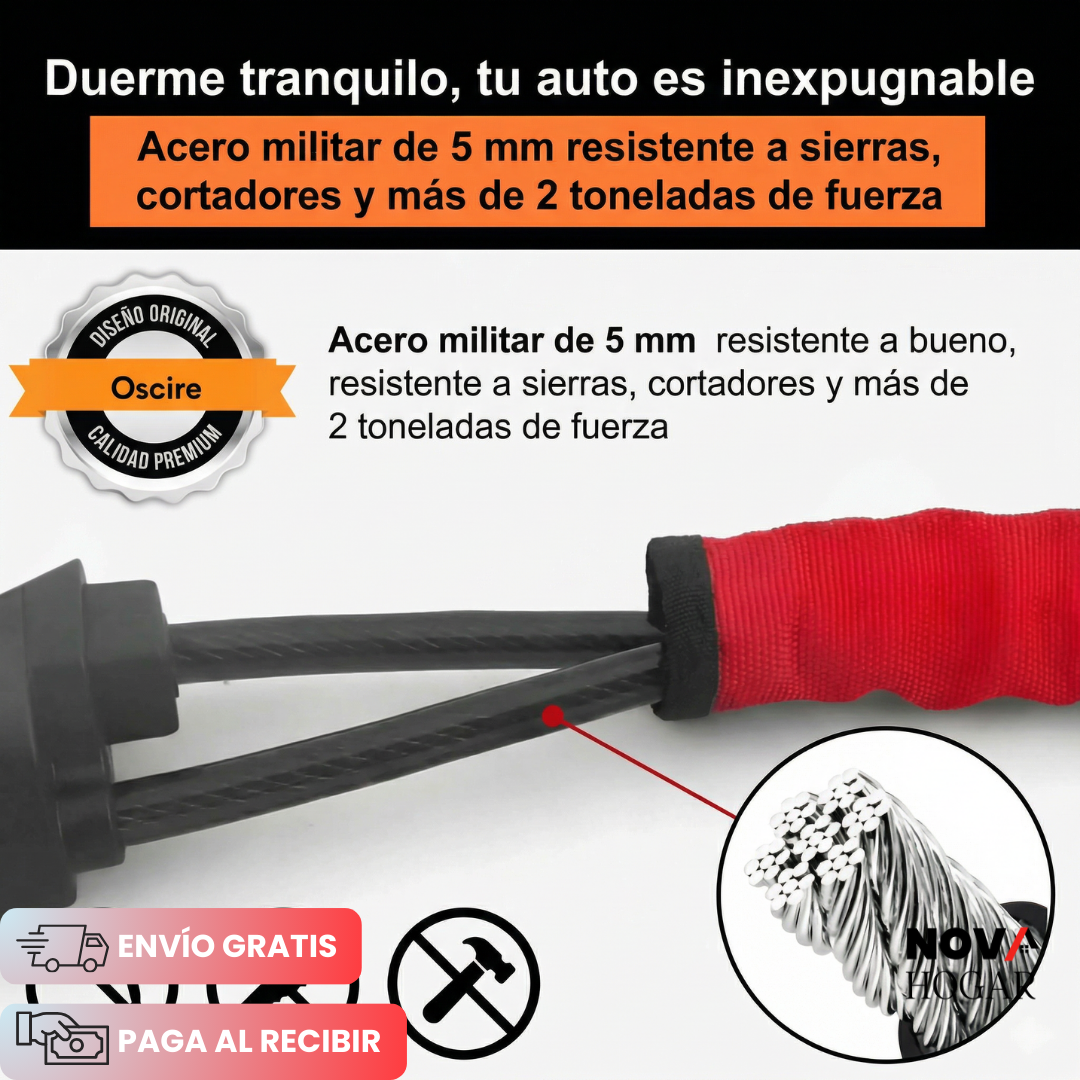 SafeSteer™ Candado De Seguridad Para Volante