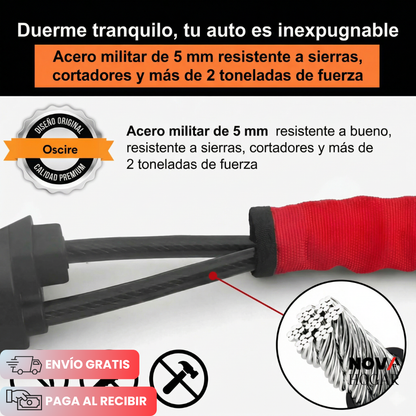SafeSteer™ Candado De Seguridad Para Volante