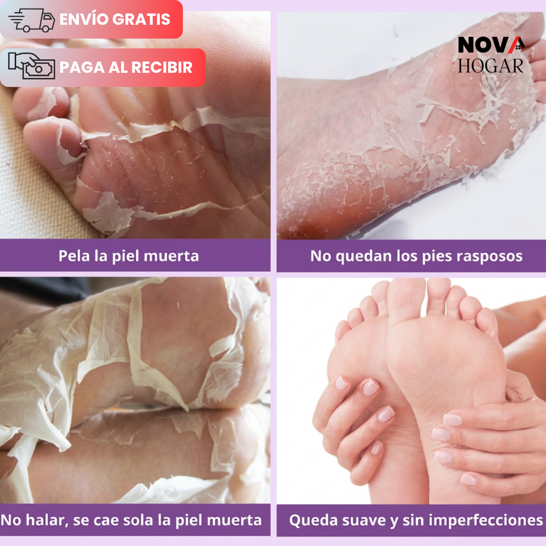 2x1 NaturePeel™ Mascarilla Exfoliante De Pies
