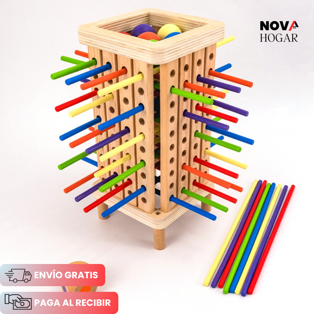 TumbleTower™ Juego de Madera Educativo para Niños