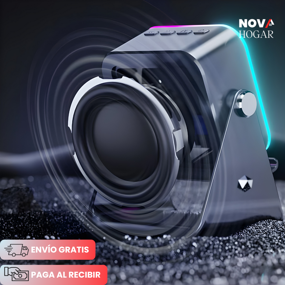 VibeStation™ Altavoz de Inducción Inalámbrico Bluetooth 5 en 1