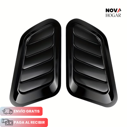 2x1 TurboFlow™ Ventilación Decorativa Para Capó de Carro