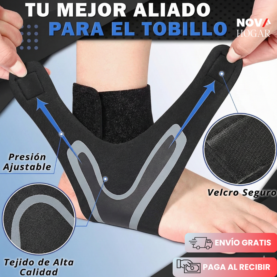 2x1 PowerStride™ Tobillera De Compresión con Soporte Elástico