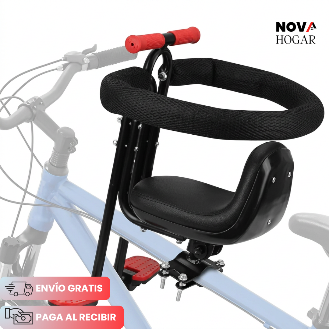SafeRide™ Asiento Seguro para Bicicleta Infantil.