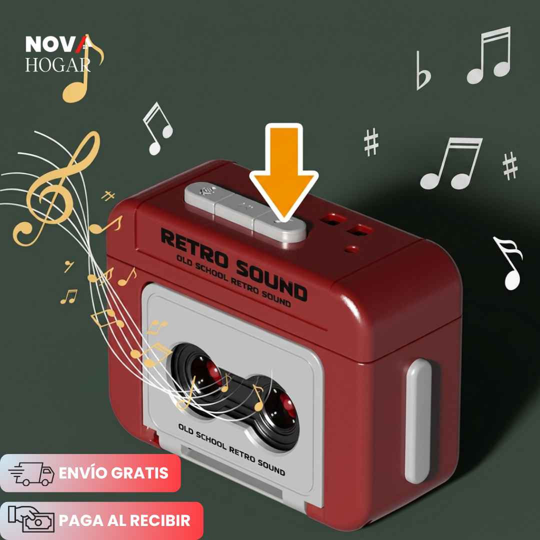 RetroEcho™ Mini Grabadora Para Mensajes Especiales