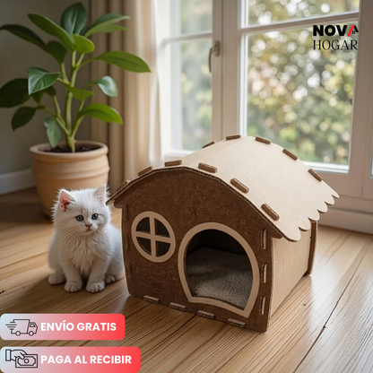 PetHaven™ Cabaña Confortable para Mascotas
