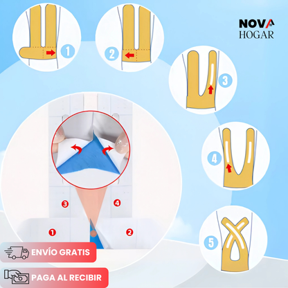 Pack X10 FlexiKnee™ Cinta Kinesiológica Precortada