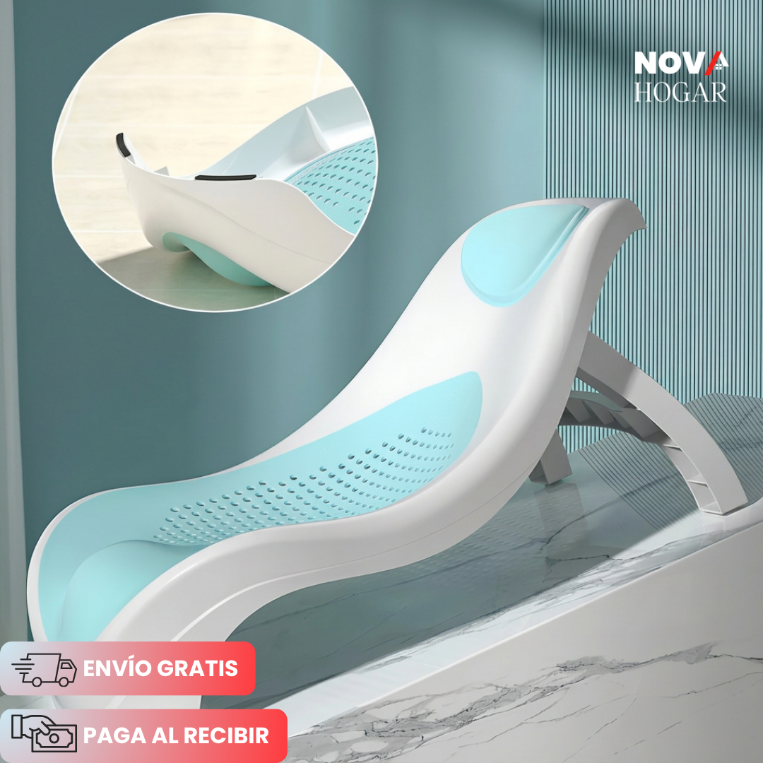 SafeBath™ Asiento Anatómico Seguro para Bebés