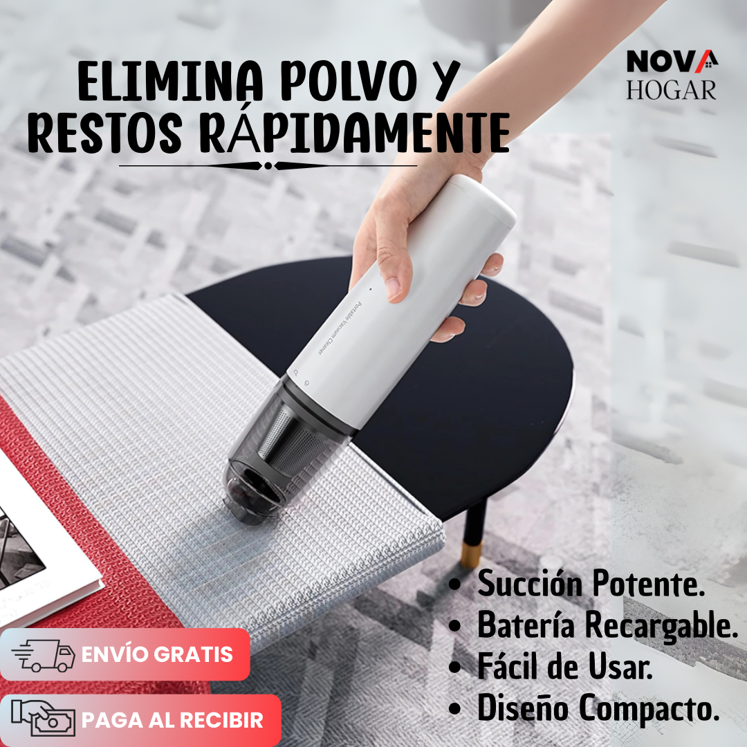 CleanJet™ Mini Aspiradora Portátil y Recargable