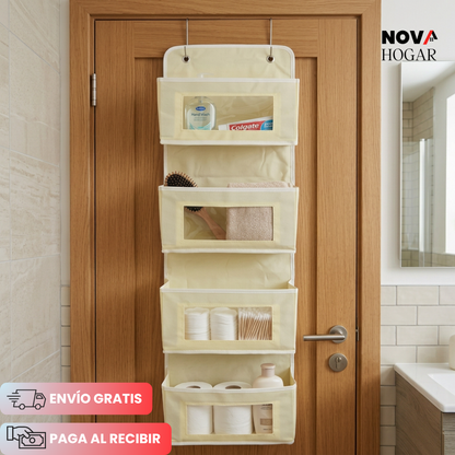 NeatBath™ Organizador Colgante para Puertas de 4 Niveles