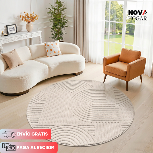 ZenTapet™ Alfombra Redonda Moderna Acogedora