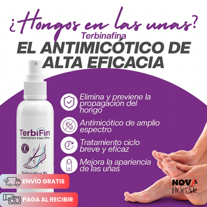 TerbiFin Clinical™ Spray Antifúngico de Acción Médica
