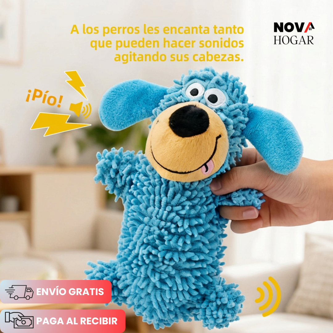 SqueakPlay™ Juguete para Morder que Limpia los Dientes para Perros