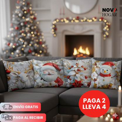JoyPillow™ Set de Fundas Navideñas Para Cojines
