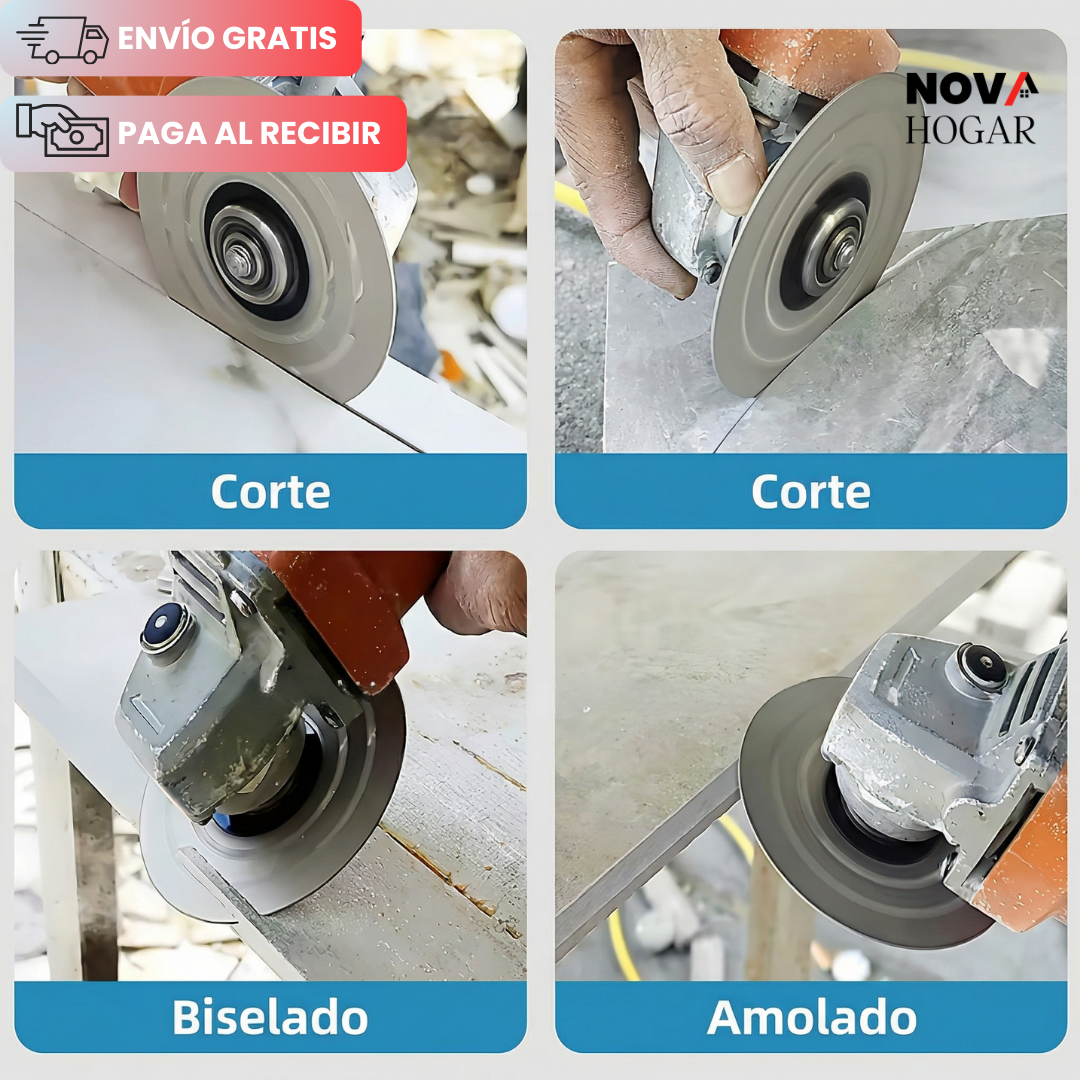 2x1 BladeEdge™ Disco Poroso para Corte Cerámico de 4"