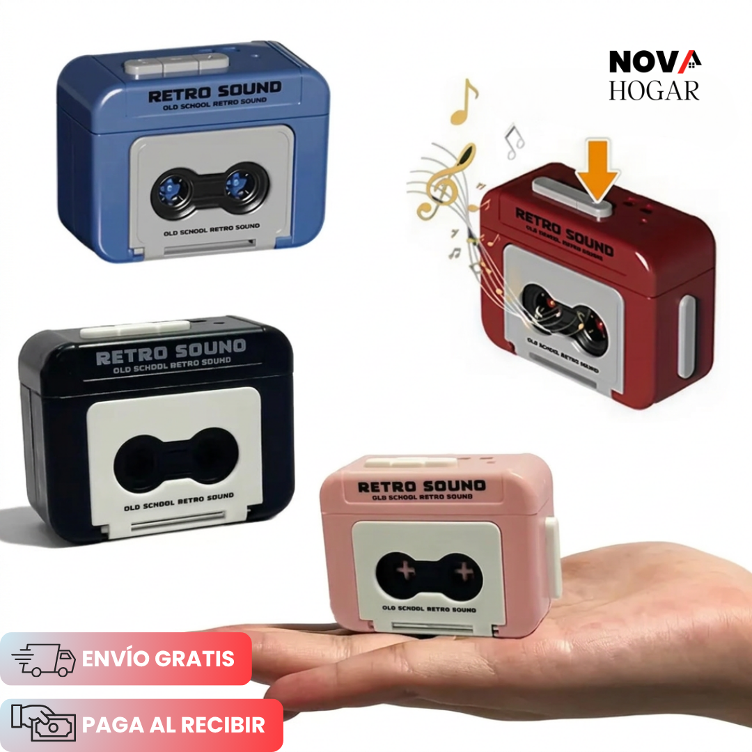 RetroEcho™ Mini Grabadora Para Mensajes Especiales