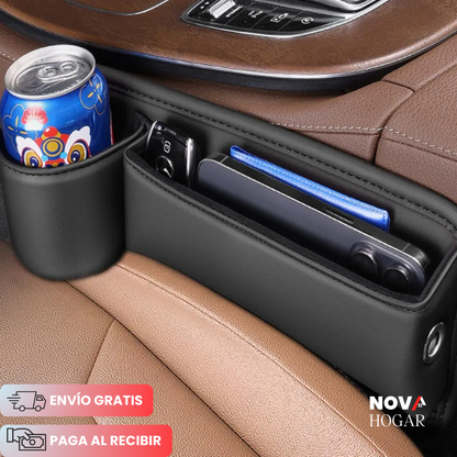 2x1 LuxeGap™ Organizador De Cuero Para Asiento de Auto