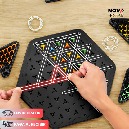 SnapBattle™ Juego Estratégico de Gomas Elásticas