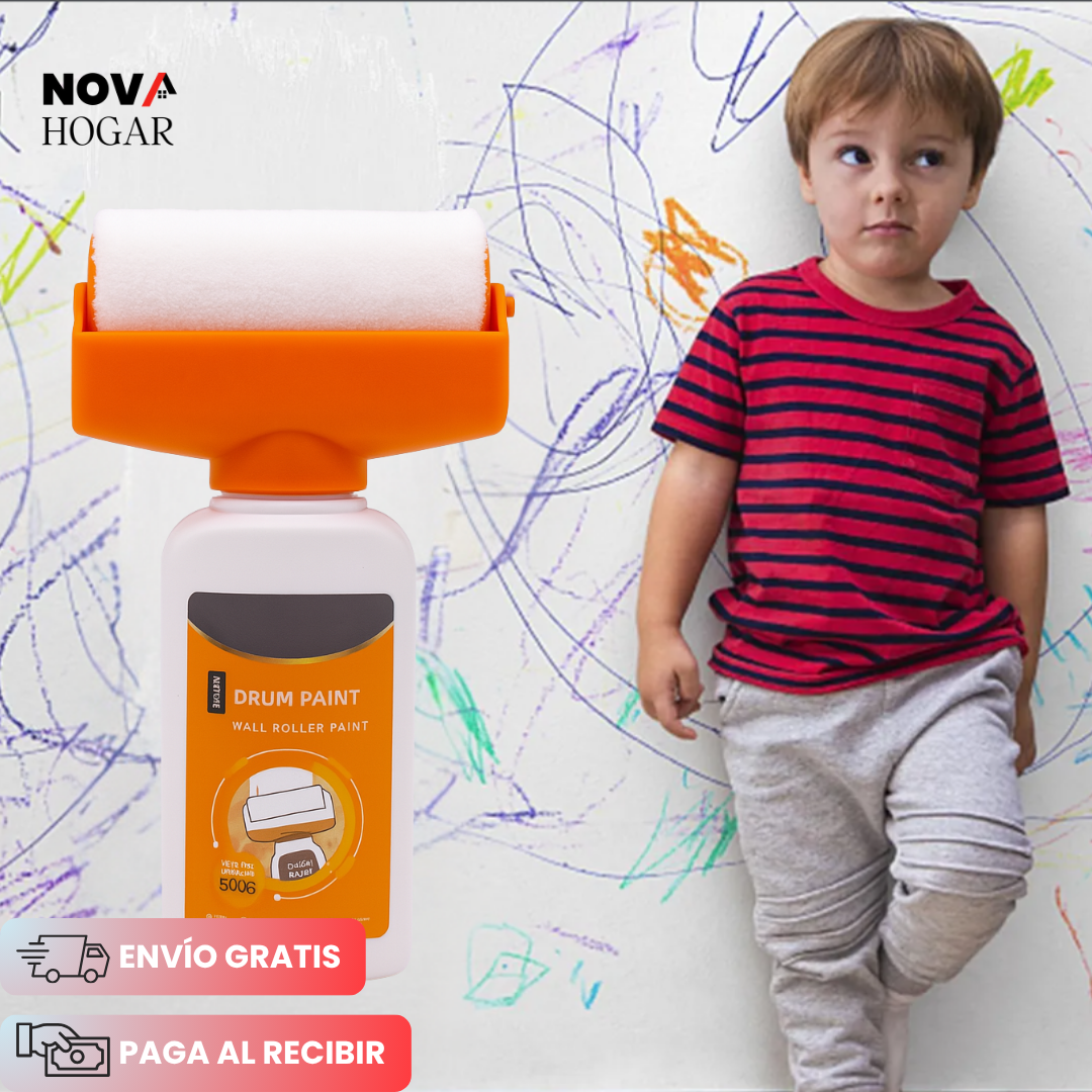 PaintFix™ Rodillo Portátil para Reparación Rápida de Pintura