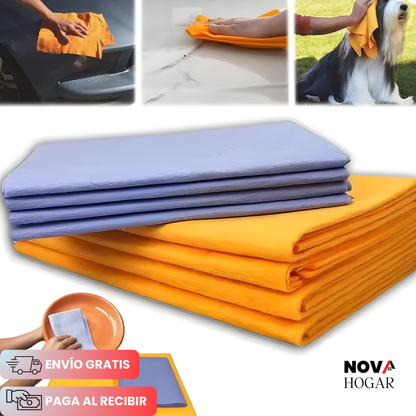 UltraSorb™ Set x8 Paños Gamuzados Milagrosos Ultra Absorbentes