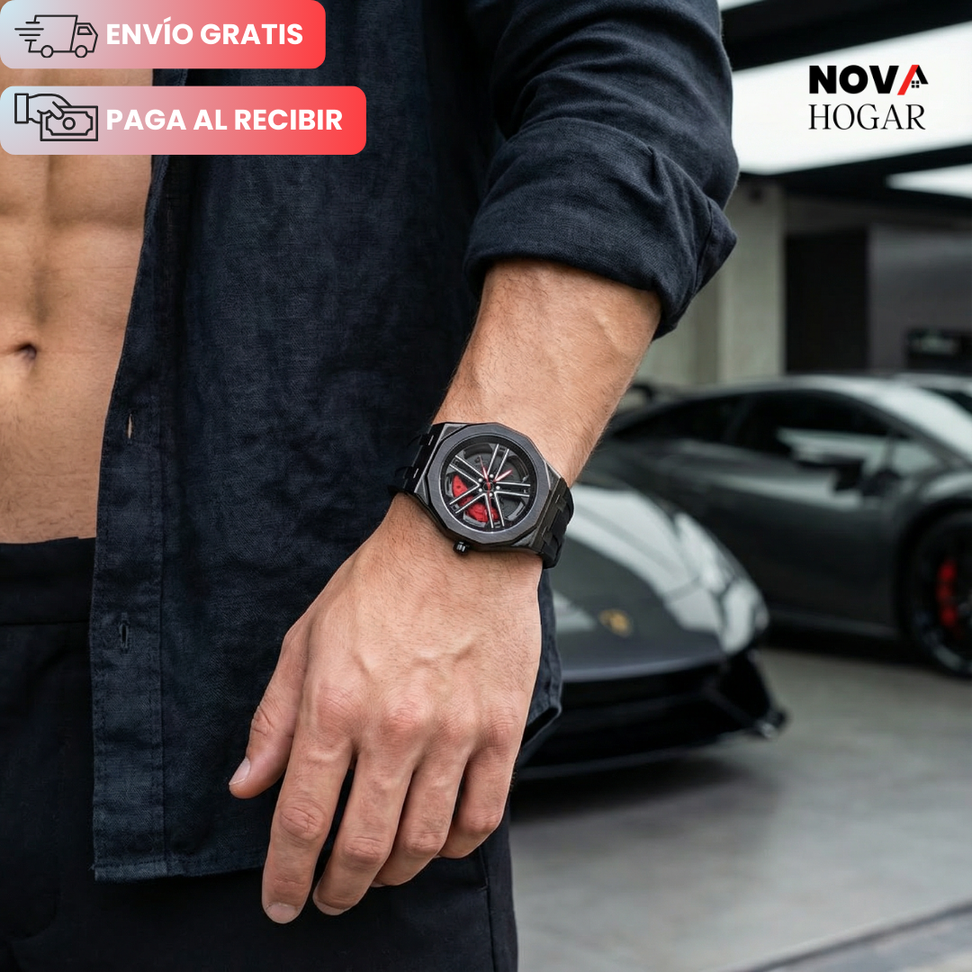 ChronoRim™ Elegante Reloj Inspirado en Ingeniería Automotriz