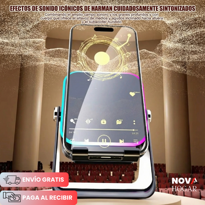 VibeStation™ Altavoz de Inducción Inalámbrico Bluetooth 5 en 1