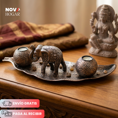 LuckySpirit™ Centro de Mesa Elefante de Buena Suerte