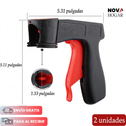 2x1 SprayMaster™ Pistola Adaptadora Para Aerosoles Profesional
