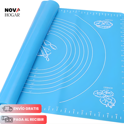 2x1 BakePad™ Alfombrilla Antiadherente para Amasado 40x50cm
