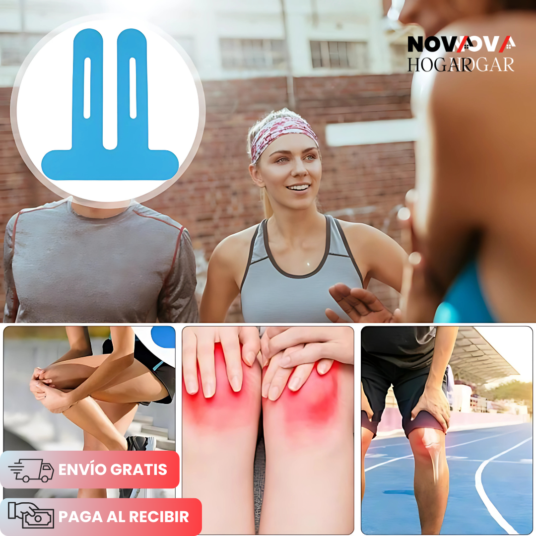 Pack X10 FlexiKnee™ Cinta Kinesiológica Precortada