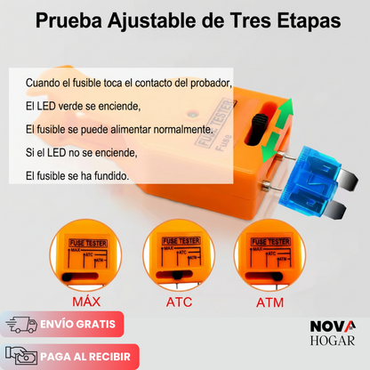 FuseGuard™ Probador y Extractor de Fusibles Automotriz