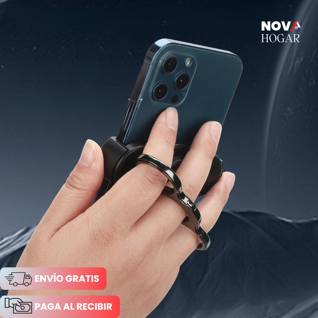TrioHold™ Soporte Magnético de Celular Triple Anillo
