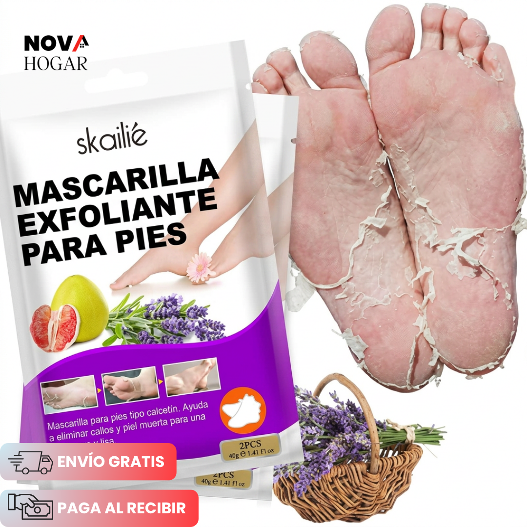 2x1 NaturePeel™ Mascarilla Exfoliante De Pies