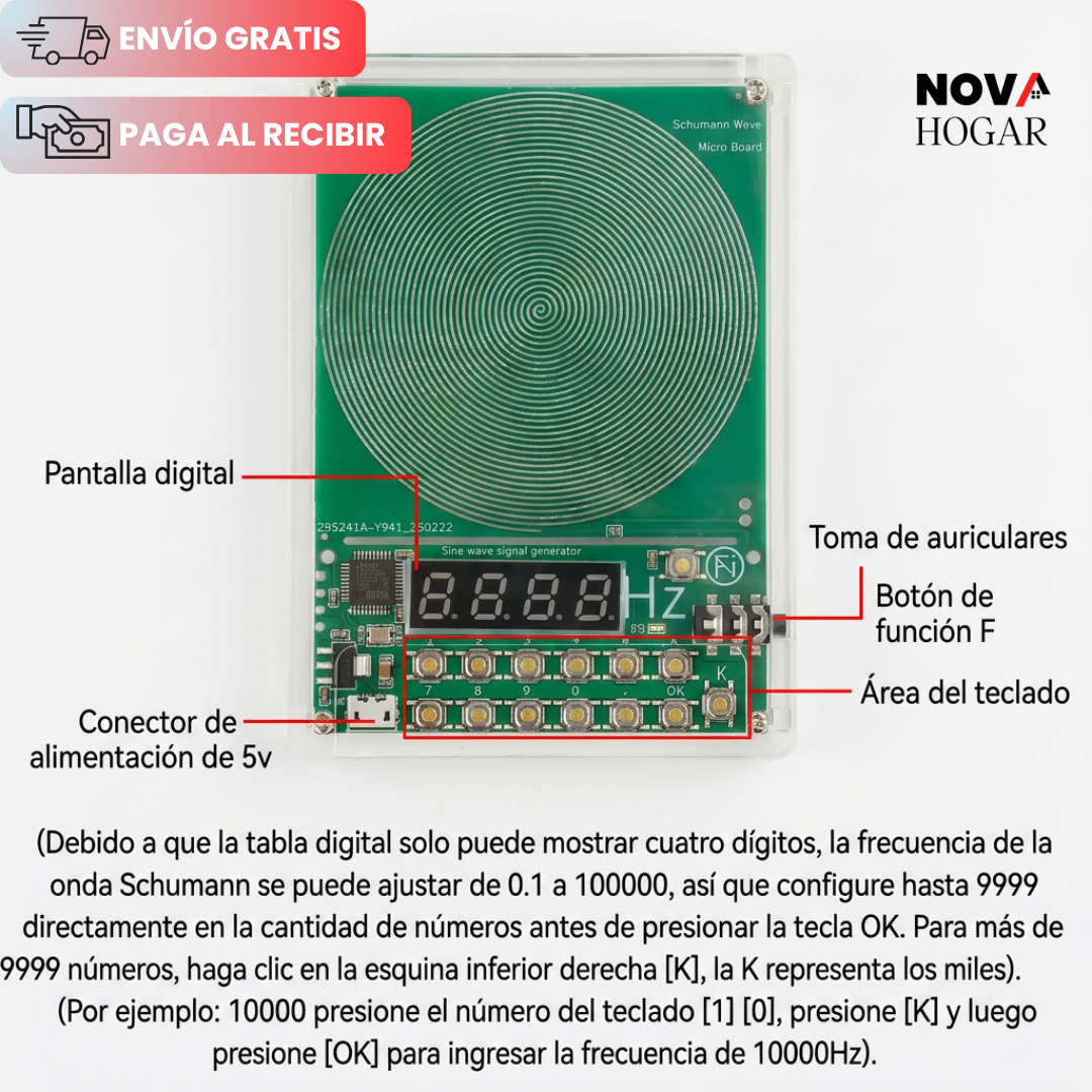 EarthPulse™ Generador De Ondas Naturales Relajantes